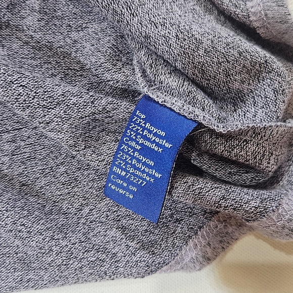 APT 9 Sweater Womens Petite XL Gray Cowl Neck Long Sleeve Soft Knit Pullover - Picture 5 of 7